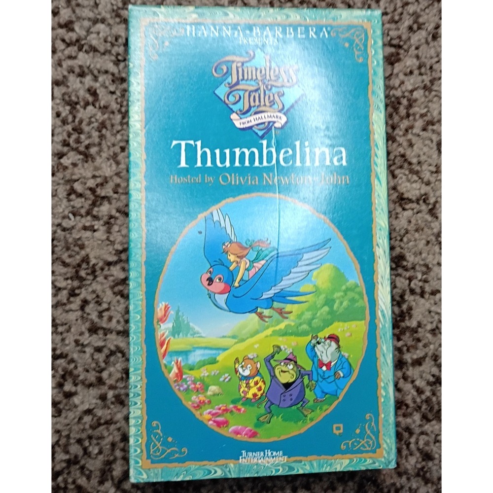 Hanna-Barbera Timeless Tales Thumbelina VHS Olivia Newton-John 1990 Animated